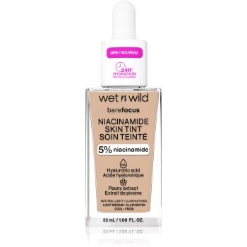 Wet n Wild BareFocus Niacinamide Skin Tint machiaj ușor de hidratare - imagine 2